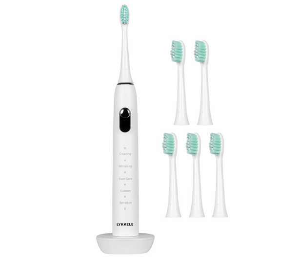 Lykkele Szczoteczka Edda White + końcówki (6 szt.) - 1159200 - zdjęcie